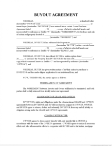 Printable Mutual Termination Agreement And Release Template  Example