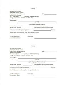 Best Beneficiary Receipt And Release Template Doc Example