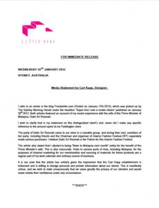 Editable Crisis Press Release Template Excel