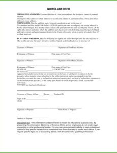 Free Employment Deed Of Release Template Word