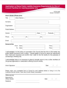 Professional Liability Release Form Template Doc Sample