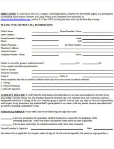 Professional Liability Release Form Template Pdf Example