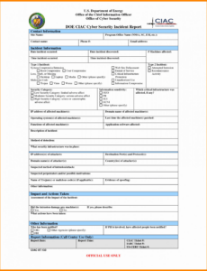 Best Cyber Security After Action Report Template Pdf Example