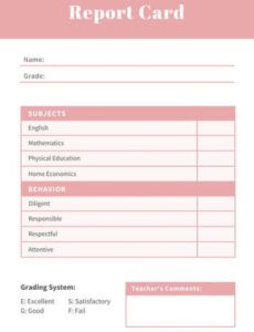 Best Nys Homeschool Quarterly Report Template Excel Example