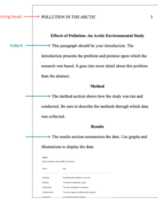 Blank Apa Style Lab Report Template Doc Sample