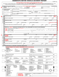 Blank Car Accident Report Form Template  Example