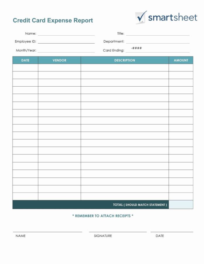 Blank Expense Report With Mileage Template Pdf Example