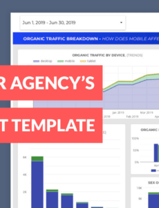 Blank Google Data Studio Seo Report Template Word Sample