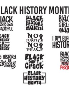 Costum Black History Month Report Template Doc Sample