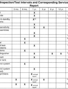 Costum Fire Door Inspection Report Template Word Sample