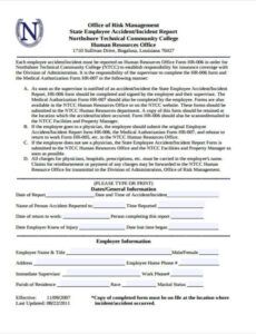 Costum Human Resources Incident Report Template Pdf Example