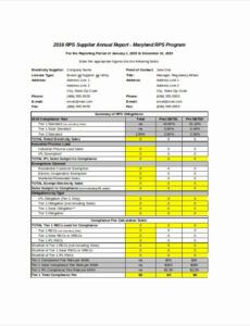 Editable End Of Year Report Template Pdf Example