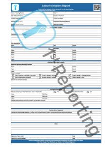 Editable It Security Incident Report Template Doc