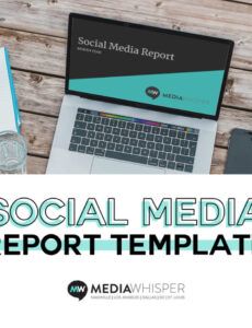 Editable Monthly Social Media Report Template Word