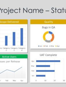 Executive Project Status Report Template Pdf