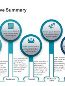 Executive Summary For A Report Template Word Example