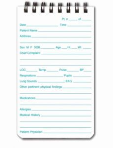 Free Ems Patient Care Report Narrative Template Doc