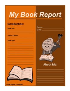 Free High School Book Report Template