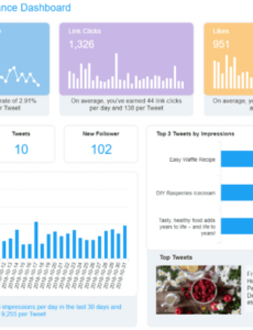 Free Social Media Kpi Report Template Doc