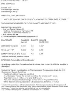 Printable Abdominal X Ray Report Template Word Example