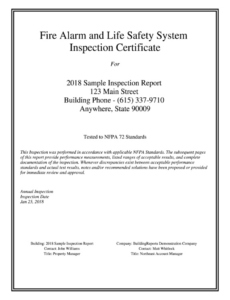 Printable Fire Door Inspection Report Template Excel