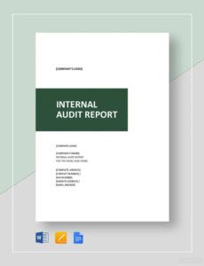 Printable Internal Audit Report Example Template Word