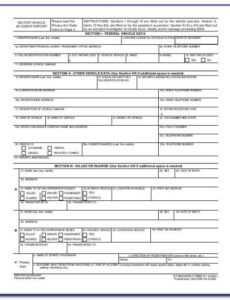 Printable Traffic Accident Report Form Template  Sample