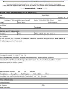 Professional Computer Security Incident Report Template Excel Example