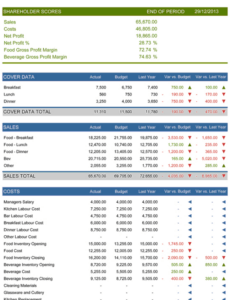 Professional Profit And Loss Report Template Doc Example