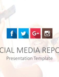 Social Media Marketing Report Template Word Sample