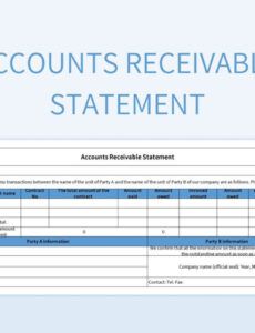 Best Accounts Receivable Analysis Report Template  Sample