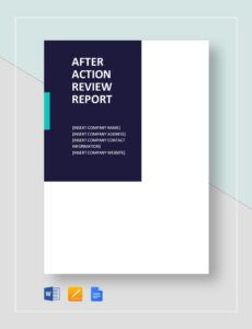 Best After Action Report Military Template Doc Sample