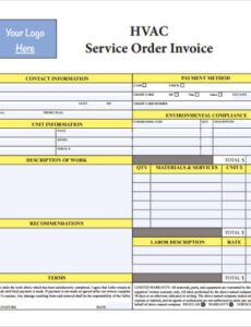 Best Air Conditioning Inspection Report Template Excel