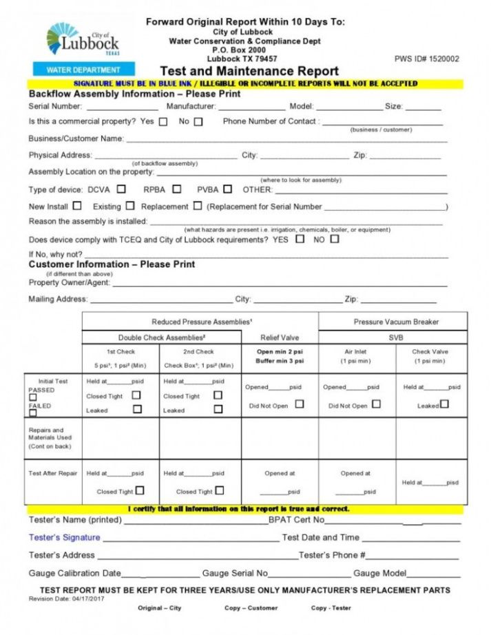 Free Air Conditioning Service Report Template Excel