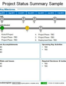 Professional Agile Project Weekly Status Report Template  Example