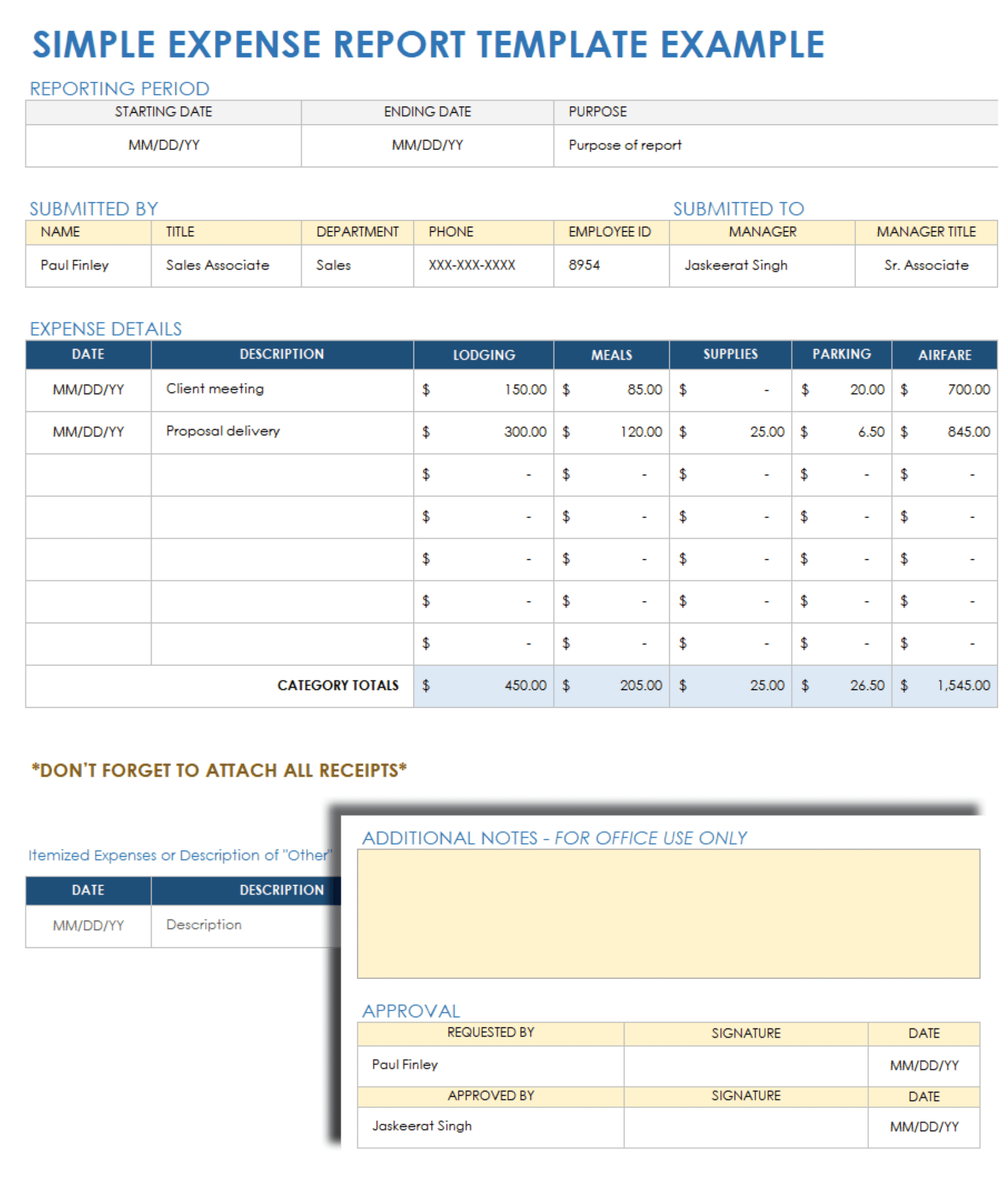 Best Annual Income And Expense Report Template Doc Example