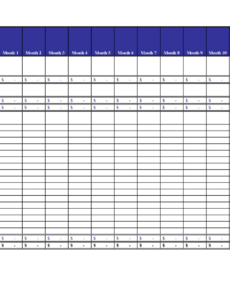 Best Annual Income And Expense Report Template  Sample