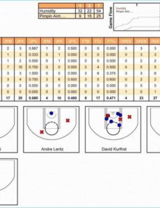 Best Basketball Player Scouting Report Template Excel Example