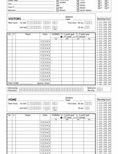 Best Basketball Player Scouting Report Template Excel Sample