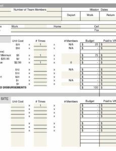 Best Church Monthly Financial Report Template Word Sample