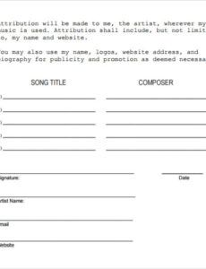 Best New Song Press Release Template  Example