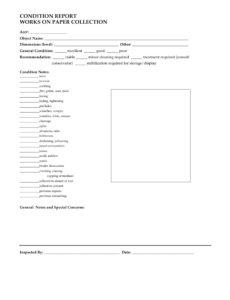 Editable Building Condition Assessment Report Template Doc Sample