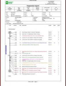 Editable Cctv Camera Inspection Report Template  Sample