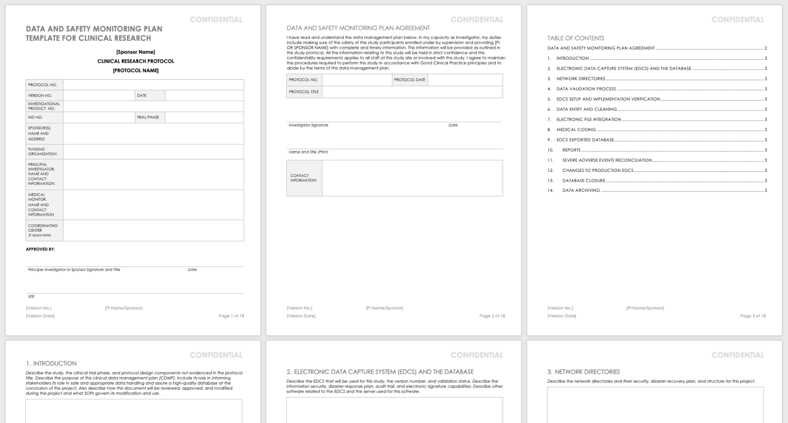 Editable Clinical Trial Monitoring Report Template Excel Example