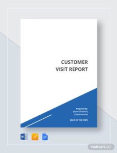 Editable Close Out Visit Report Template  Sample