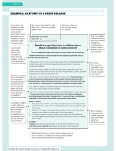 Editable New Office Press Release Template Excel Sample