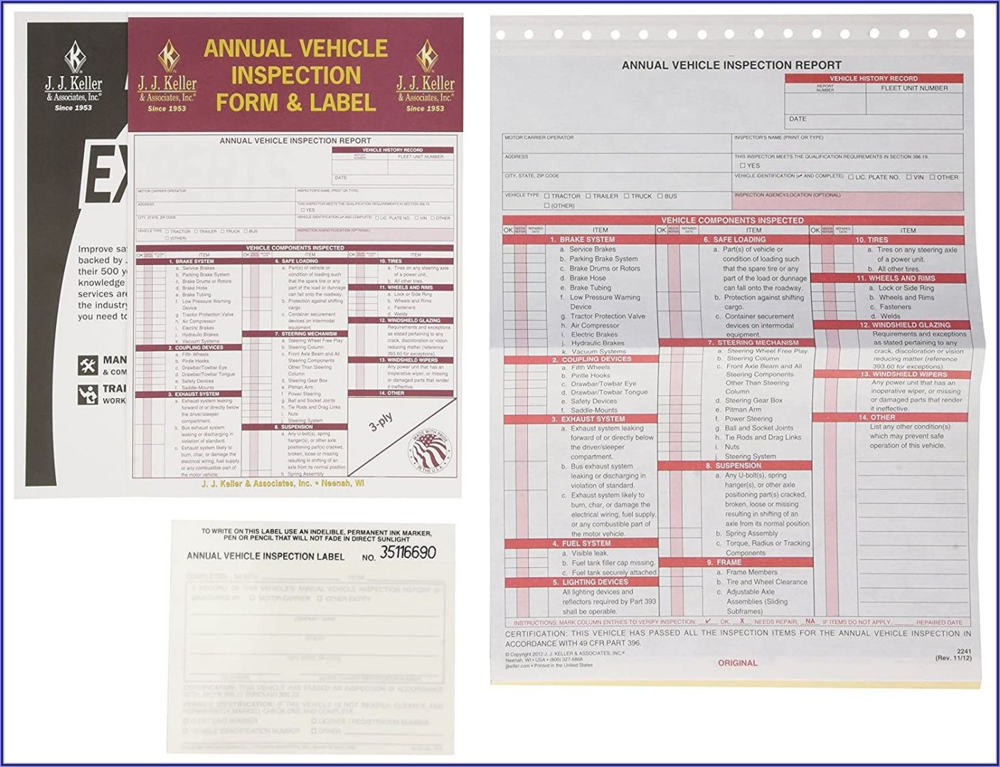 Free Annual Vehicle Inspection Report Template Excel