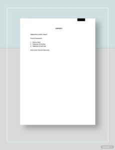 Free Church Annual Financial Report Template Excel Sample