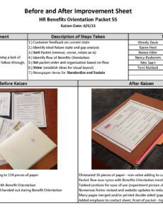 Professional Before And After Report Template  Example