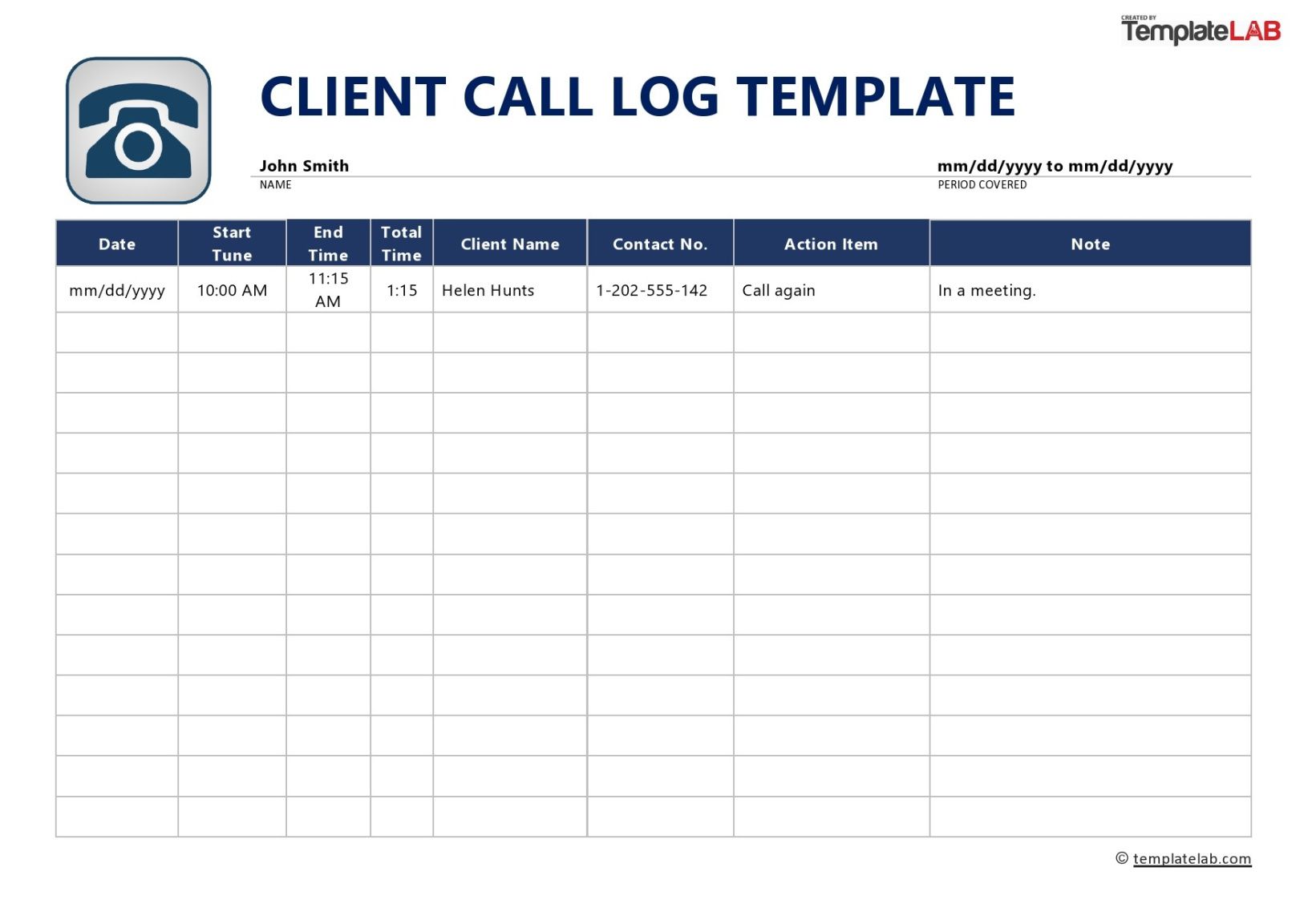 Professional Call Center Weekly Report Template Pdf Sample